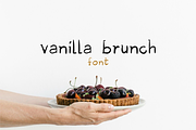 Vanilla brunch font, a Serif Font by Allie_art (Thumbnail 1 of 8)