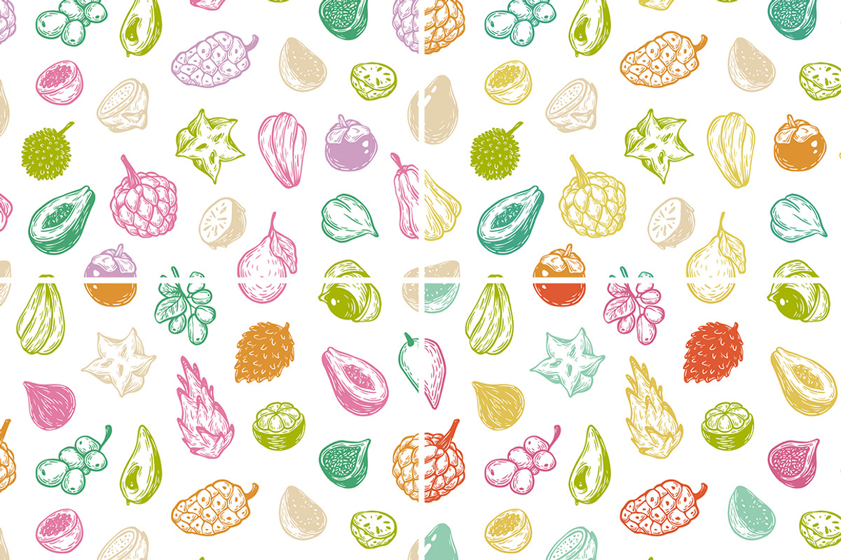 Exotic Fruits, Illustrations., a Food Illustration by Olga Olmix (Photo 6 of 8)
