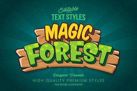 Magic Forrest Text Style