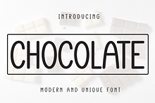 Chocolate | Script Font