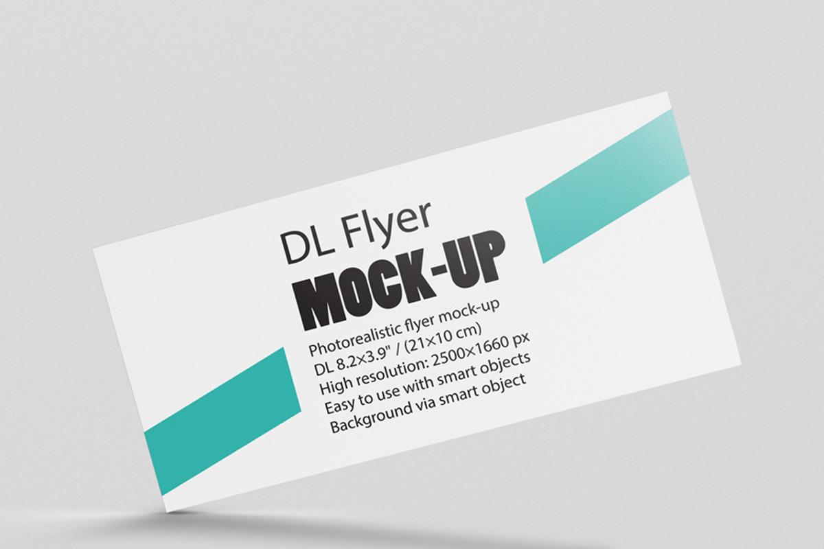DL Flyer Mockup, a Print Template by resumetemplathttps://d3es (Photo 10 of 14)