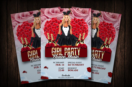 Valentines Day Flyer Template