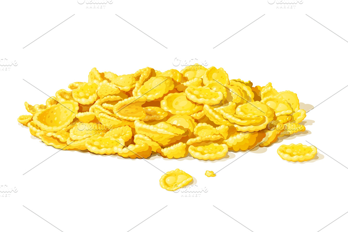 Cornflakes., a Food Illustration by Aleksangel