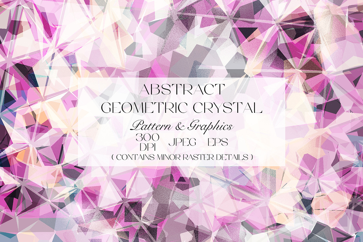 Abstract Geometric Crystal Pattern, a Pattern Graphic by StudioGlouna (Photo 1 of 4)