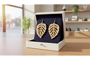 Laser Cut Ornament Earrings, an Illustration by hafijul (Thumbnail 6 of 11)