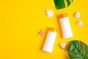 Suntan lotion bottles, a Beauty &amp; Fashion Photo by photoguns