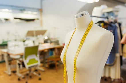 Working day of young designer containing sewing, fashion, and tailor, a Beauty & Fashion Photo by HalfPoint