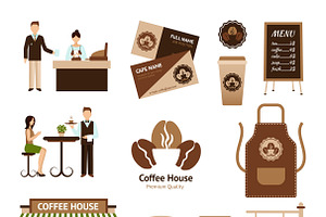 Coffee House Icons Set