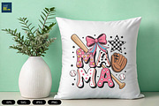 Baseball Mama Coquette Png, a Sport Illustration by Unique Design Team (Thumbnail 5 of 7)