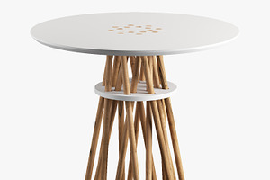 Side Tables X 5 3d Model