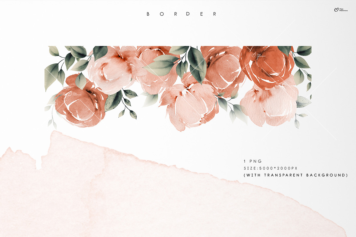 Calm in flowers, floral collection, an Illustration by ollalya (Photo 4 of 10)