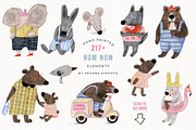 NOM NOM | 217+ elements, an Animal Illustration by Oksana Stepova (Thumbnail 18 of 20)