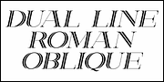 Dual Line Roman JNL, a Serif Font by Jeff Levine Fonts (Thumbnail 4 of 5)