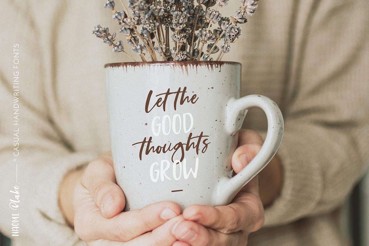 Naomi Blake, a Script Font by BlueRobinDesignShop (Photo 12 of 20)