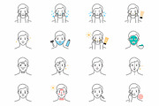 Men's skincare icons, an Icon by mayrum (Thumbnail 2 of 2)