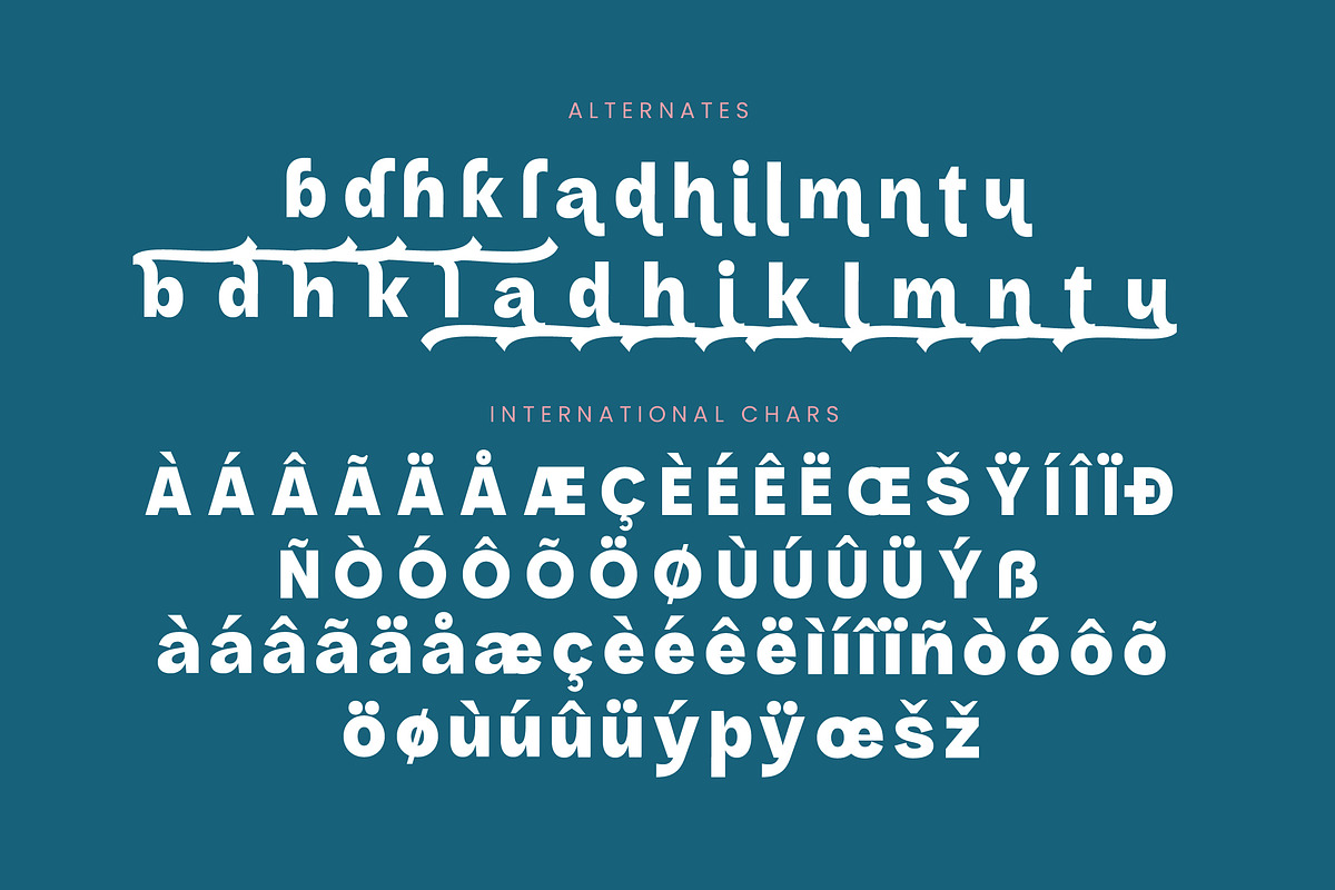 Chase Dreams Display Sans Serif Font, a Sans Serif Font by Letterena Studios (Photo 14 of 15)