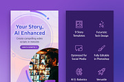 Artificial Intelligence Stories, a Social Media Template by Brandify Studio (Thumbnail 6 of 6)