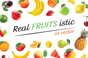 FRUITS (in vector)