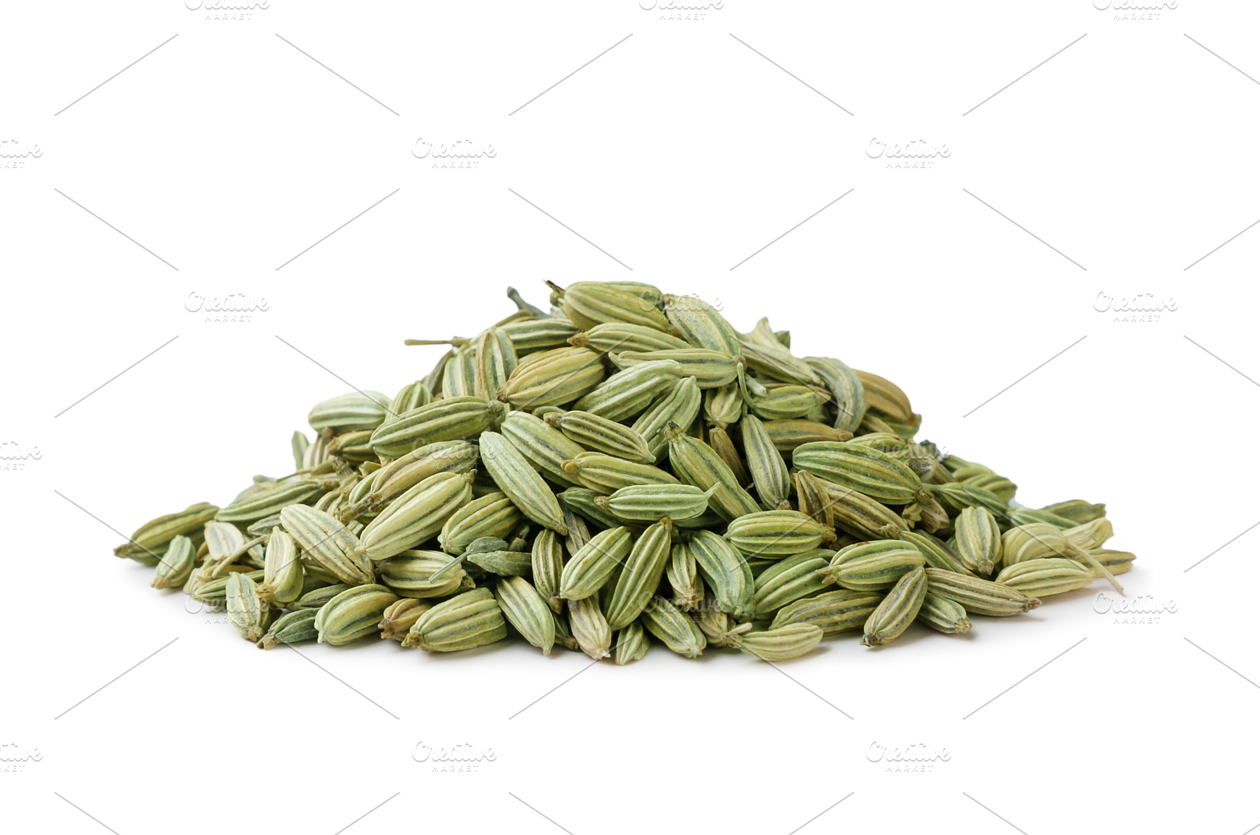 Pile of dry fennel seeds close-up on, a Food & Drink Photo by innakreativ