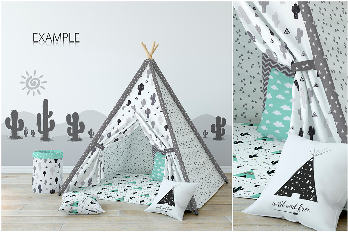 KIDS Fabric Mockup Pack - 1, a Household Mockup by Yuri-U (Photo 3 of 21)