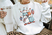 Christmas Whimsical Snowman Clipart, an Illustration by Sublimation Artist (Thumbnail 4 of 6)