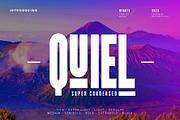 Quiel - Super Condensed Font, a Sans Serif Font by Ardyanatypes (Thumbnail 1 of 12)