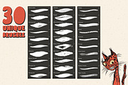 Distressed Inkers For Procreate, a Brush Add-On by Heather Green Designs (Thumbnail 4 of 7)