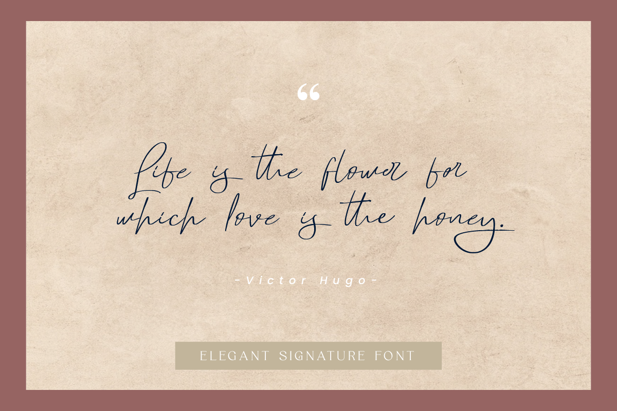 Phitagate Elegant Signature Font, a Script Font by Ronny Studio (Photo 9 of 13)