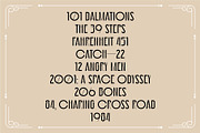 Lexington – Art Deco Display Font, a Sans Serif Font by Studio Aurora (Thumbnail 2 of 9)