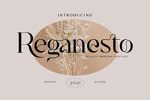Reganesto - Modern Serif Typeface
