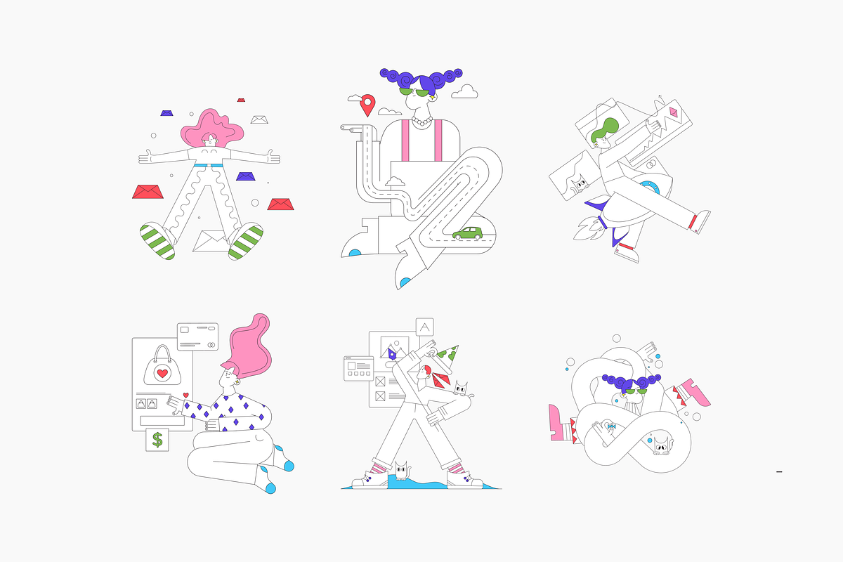 Pew-Pew! Illustration Kit, a Templates & Theme by ls-illustrations (Photo 6 of 6)