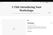 Workshop / Google Site Wireframe, a Websites & App Template by Template Heaven (Thumbnail 2 of 5)