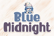 Blue Midnight - Handwritten, a Handwritten Font by Charmingbear59.design (Thumbnail 1 of 5)