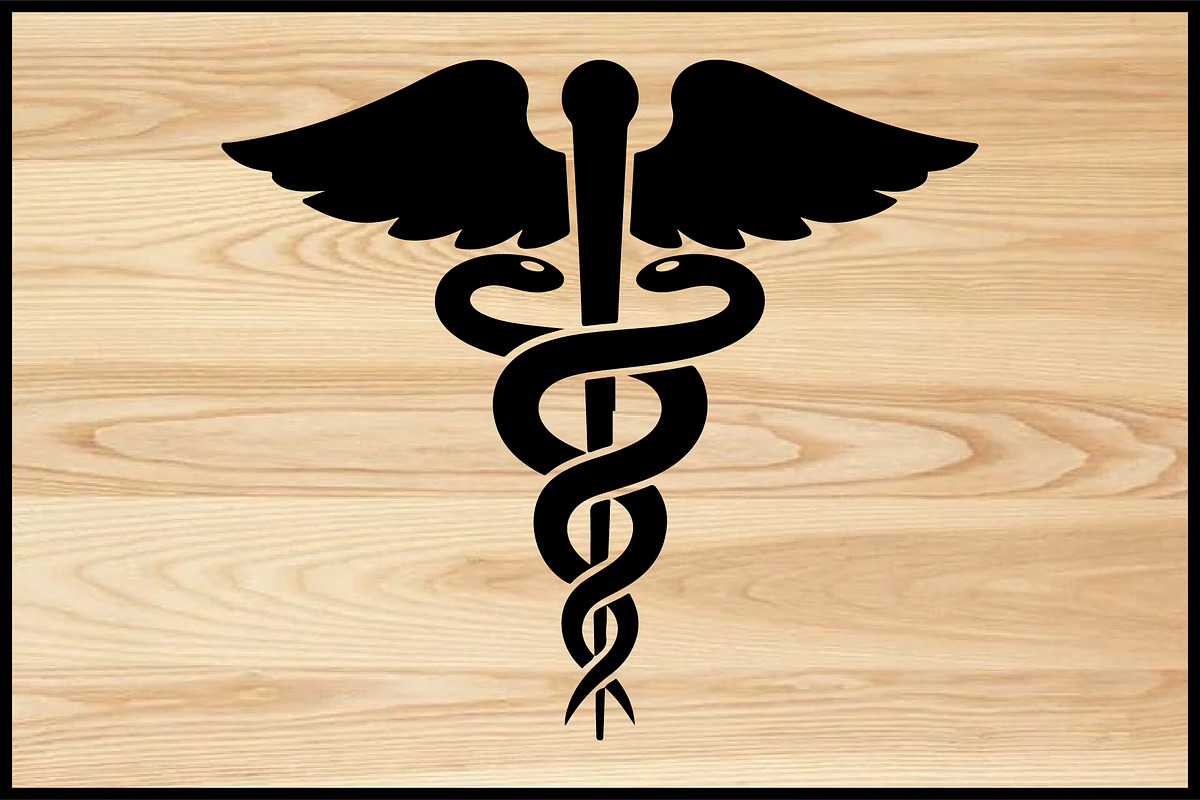 20 Caduceus Symbol Silhouette Set, an Illustration by hafijul (Photo 2 of 4)