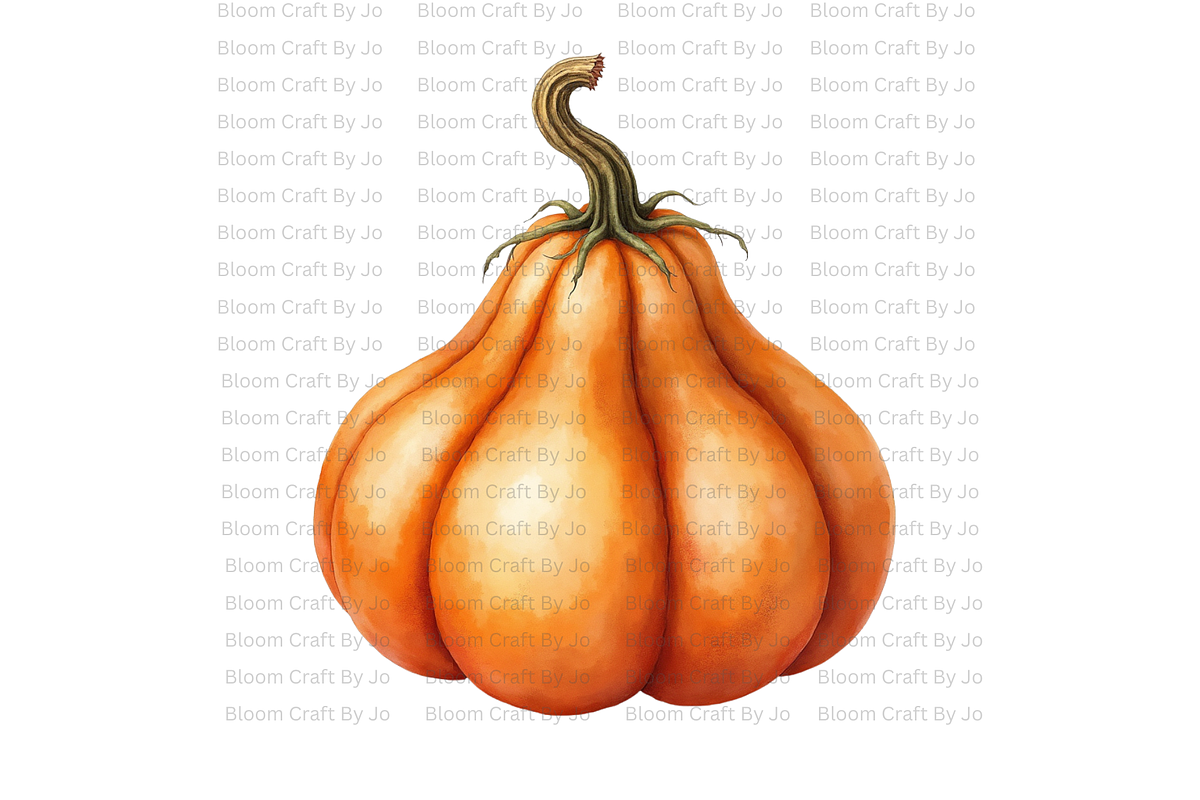 Dusty Orange Pumpkins, a Decorative Illustration by Bloom Craft Creations (Photo 5 of 12)