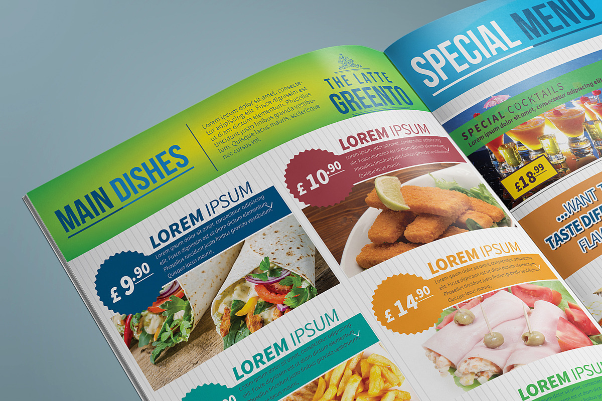 Restaurant and Cafe Menu Pack 02, a Brochure Template by fatihakdemir (Photo 3 of 5)