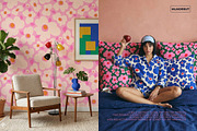 Bold Modern Abstract Floral Pattern, a Pattern Graphic by likorbut (Thumbnail 8 of 11)