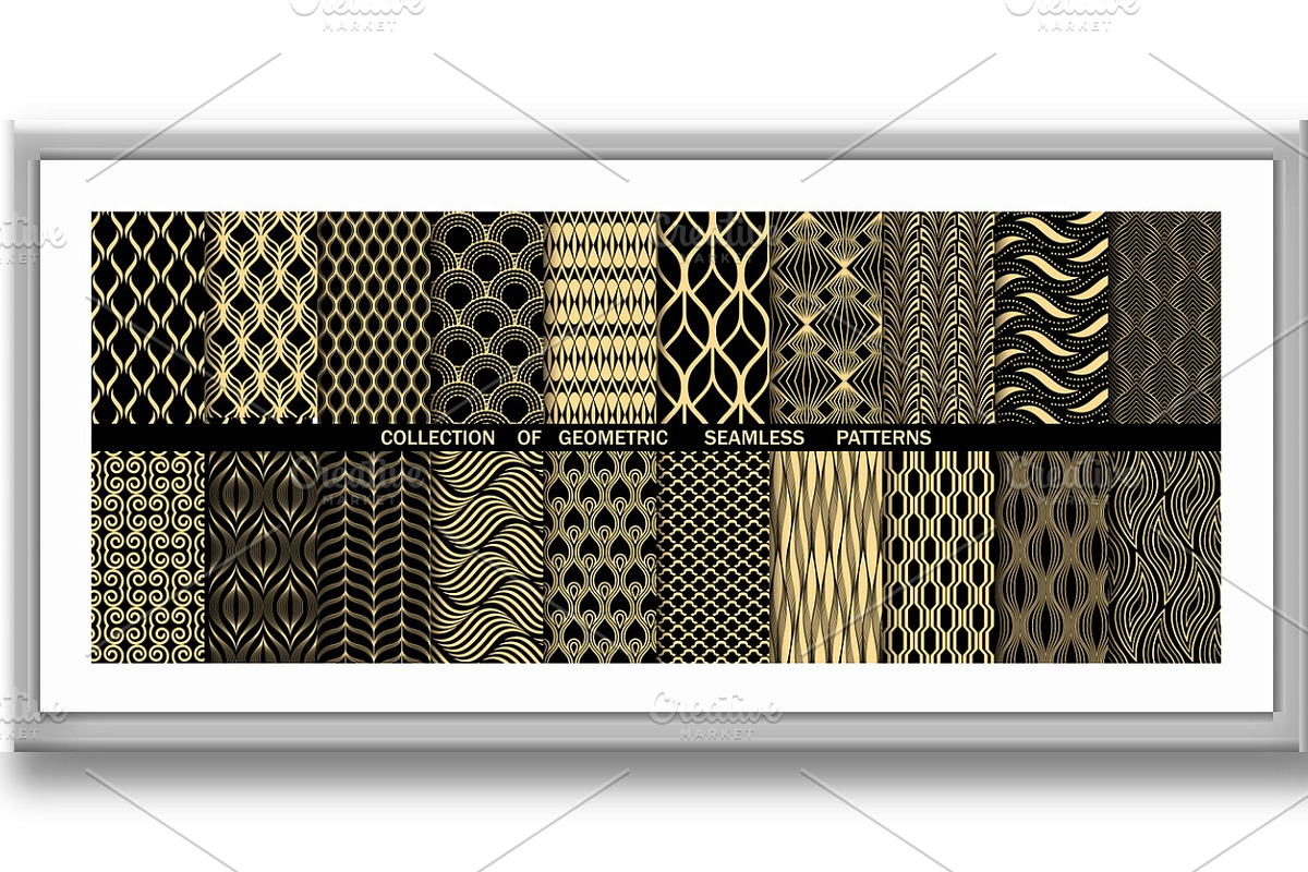 Geometric set of patterns, a Pattern Graphic by RODINA (Photo 3 of 3)