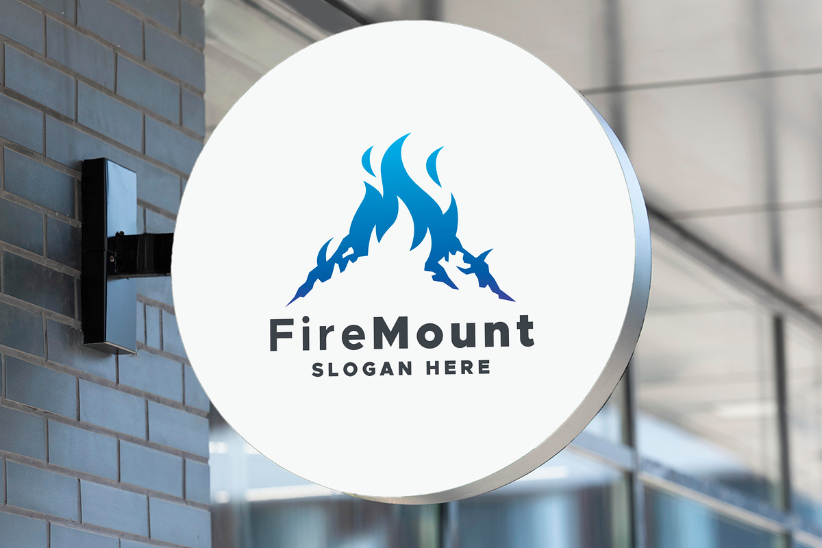 Fire Mountain Nature Logo, a Branding & Logo Template by Design_Planet (Photo 1 of 5)