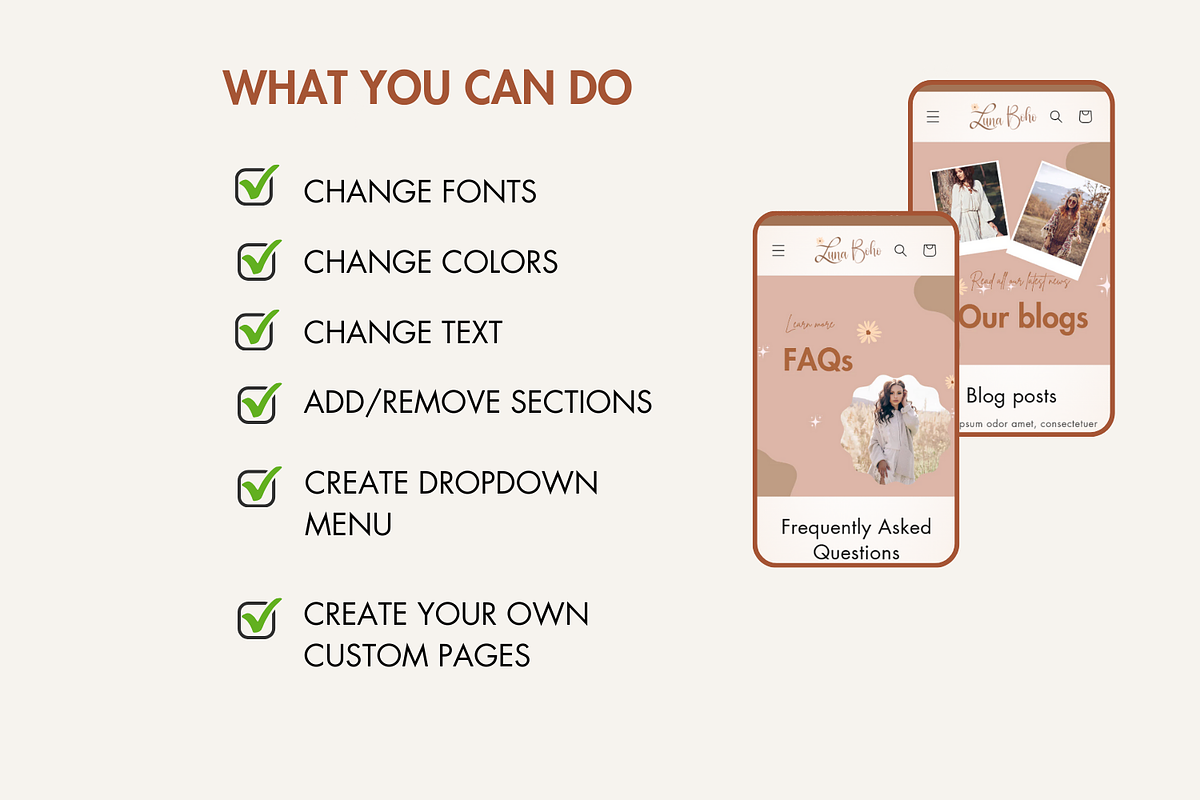 Luna - Boho Shopify Theme, a Shopify Template by Xynotheme (Photo 5 of 7)