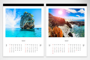 Clean Bimonthly 2025 Calendar