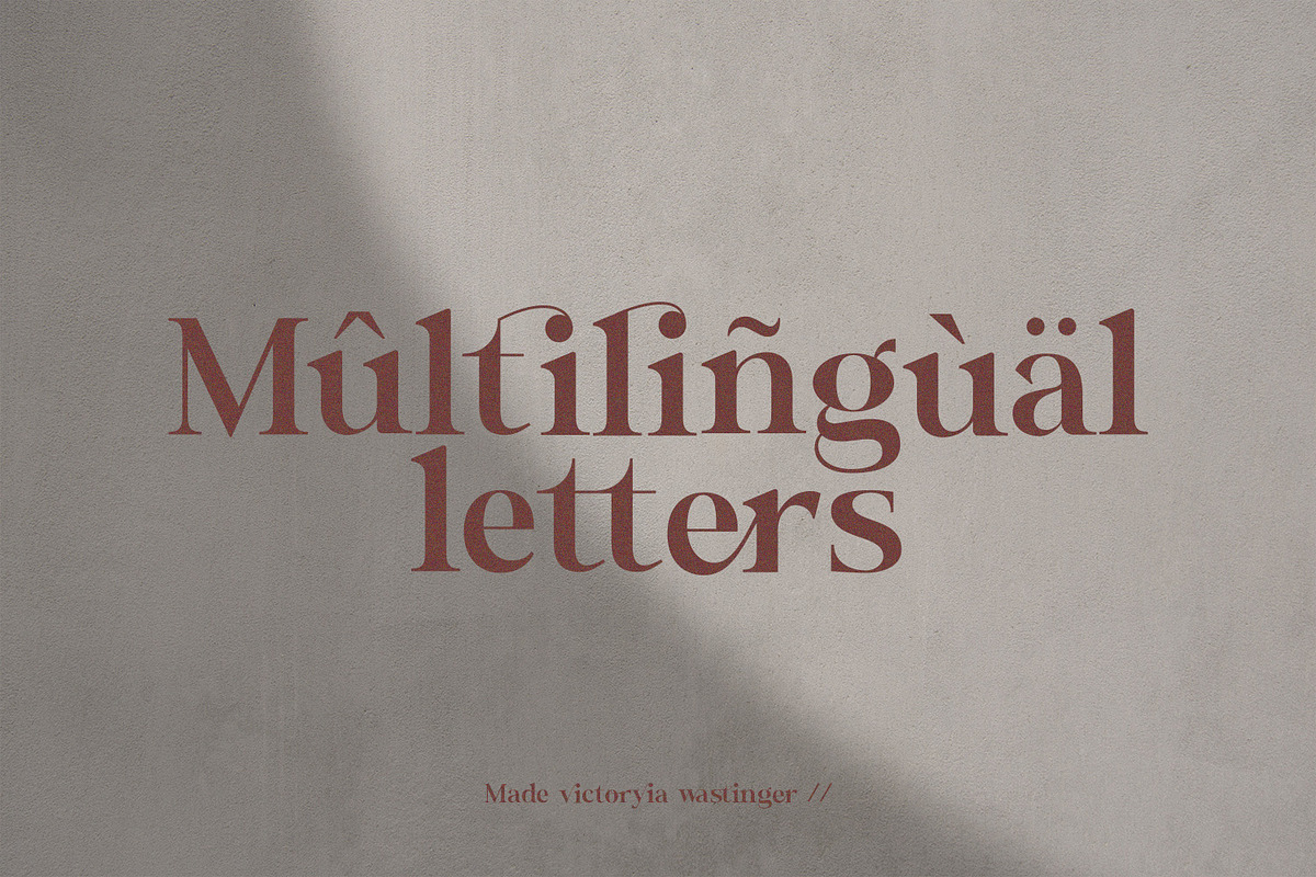 Wastinger Elegant Display, a Serif Font by Typetemp Studio (Photo 14 of 16)