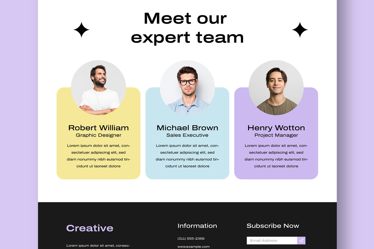 Creative Business Landing Page, a Landing Page Template by CreativeShaper (Photo 5 of 6)