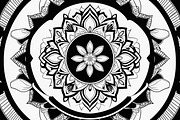 Floral Mandala Vector Bundle, an Illustration by jahid234 (Thumbnail 6 of 7)