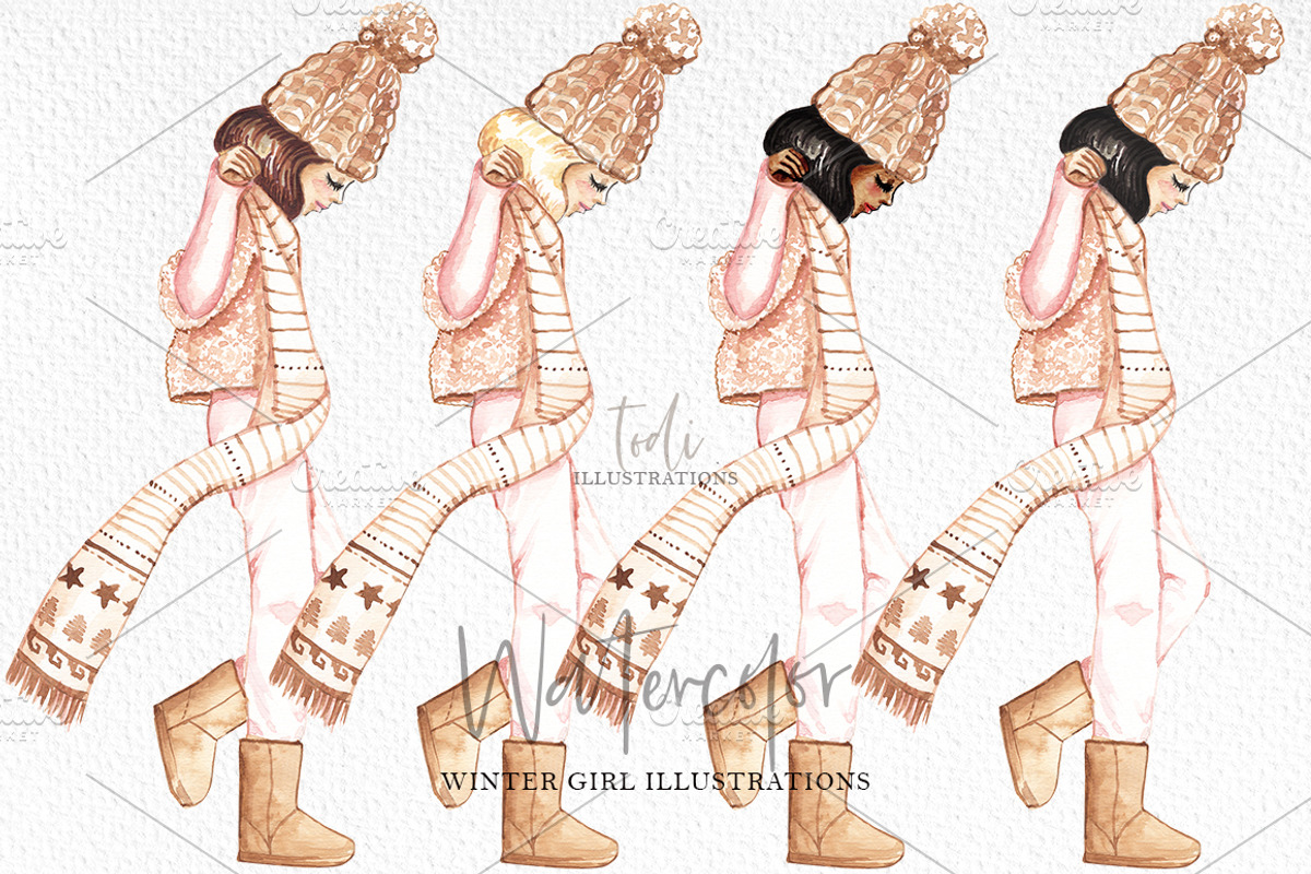 Baby It's Cold Outside, a Seasonal Illustration by creativeDi (Photo 3 of 8)