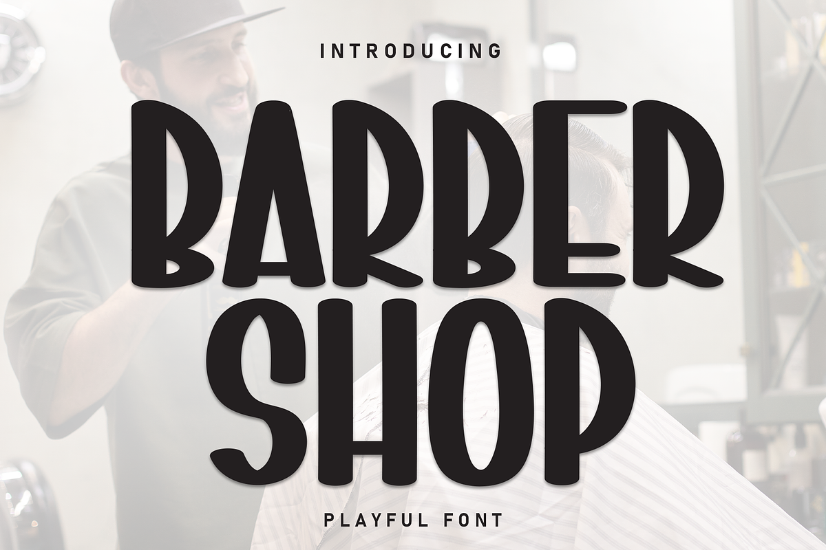 Barber Shop | Script Font, a Script Font by Scratchones (Photo 1 of 8)