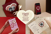 Vintage Valentine Hearts Mini Set, an Object Graphic by Design Alchemy Studio (Thumbnail 4 of 6)