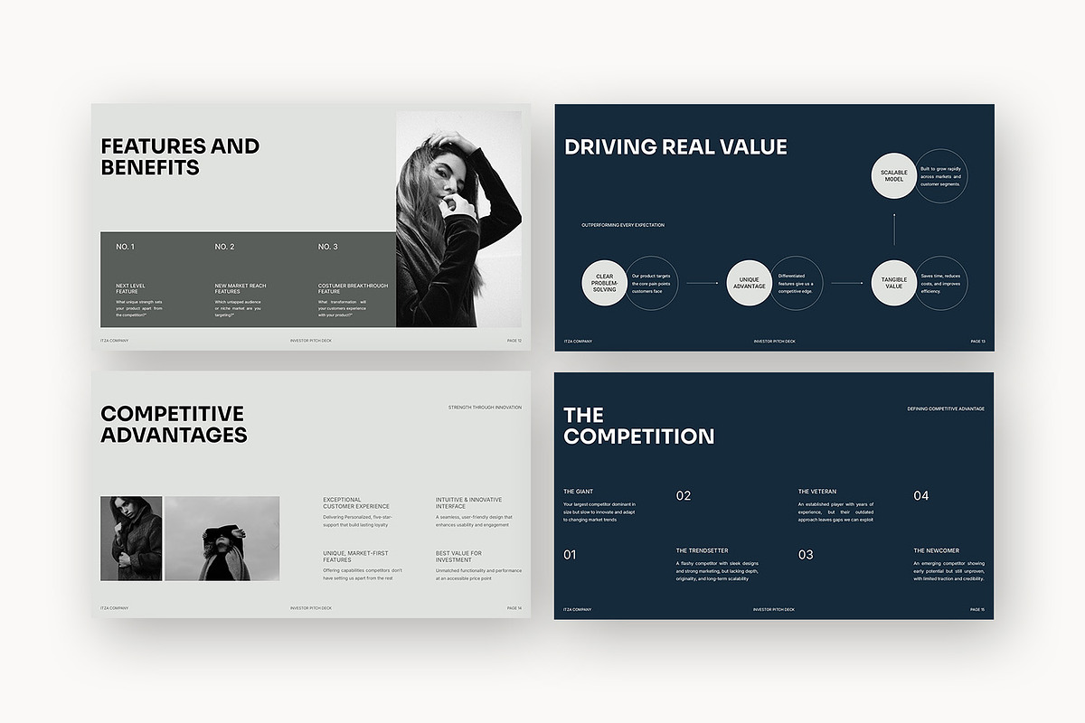 Itza : Investor Pitch Powerpoint, a Presentation Template by Punkl Camp (Photo 5 of 16)
