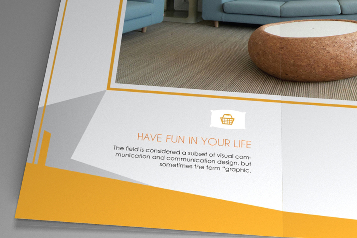 Indesign Brochure Furniture - orange, a Brochure Template by RudanStudio (Photo 5 of 8)