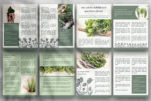 Boho EBook Template For Herbalists